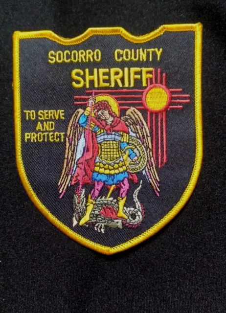 Socorro County New Mexico Sheriff Shoulder Patch Obsolete Police