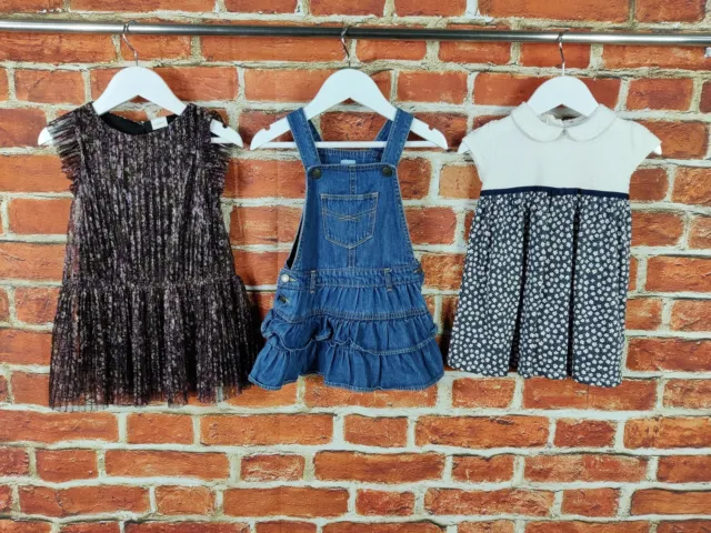 Baby Girls Bundle Age 12-24 Months J Conran Gap Next Pinafore Dress Party 92Cm