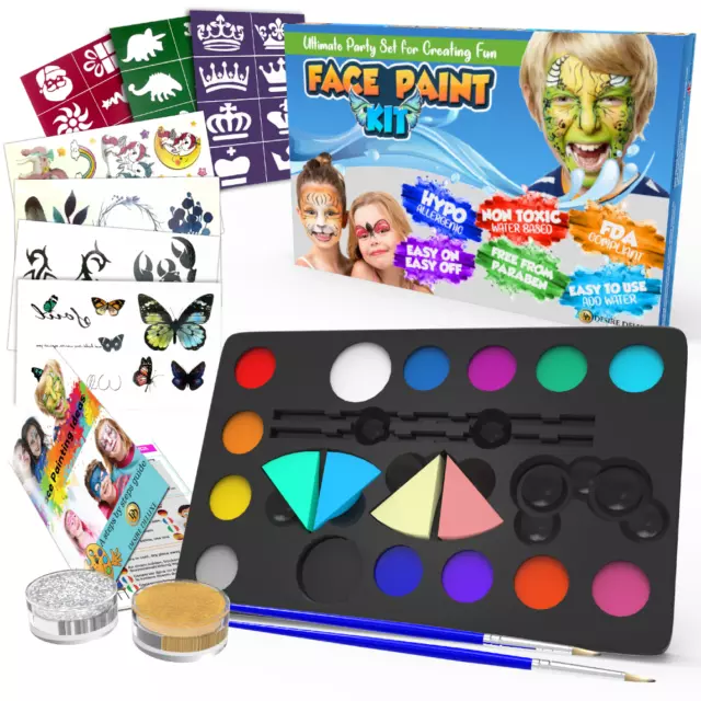 Bowitzki Special Effect Makeup kit Face Paint Crayon Kit for kids and Adult  SFX