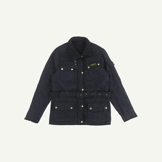 Barbour Womens Black Parka Plain Coat Size 12 Barbour Womens Black Parka Plain Coat Size 12