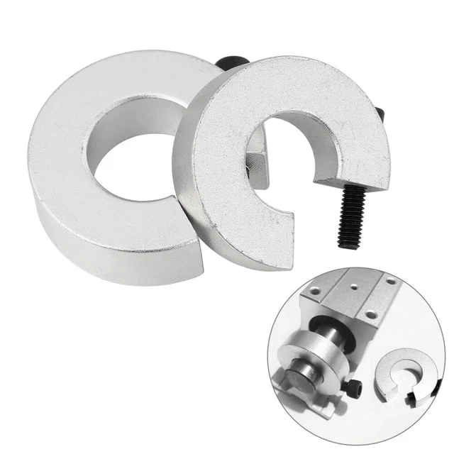 2 PCs/Set 3/ 32 Drill Bit Clamping Ring Stop Ring Adjustable Clamp Guide 8
