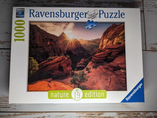 1000 Teile Ravensburger Puzzle Nature Edition 19 Zion Canyon USA OVP