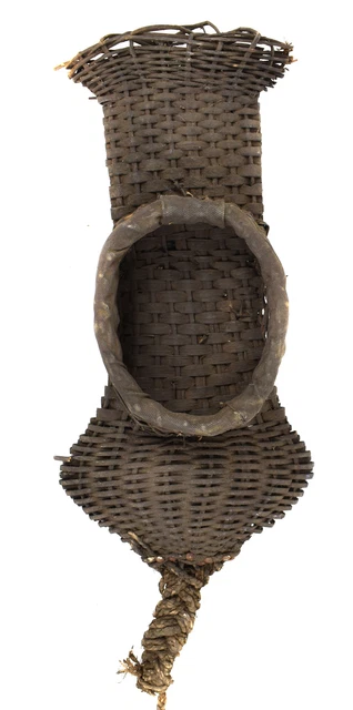 Senufo Bearded Woven Mask Cote D'Ivoire African Art 4