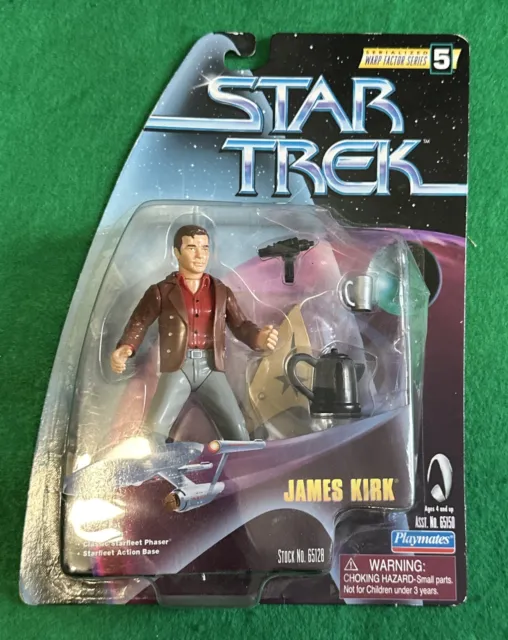 Star Trek Captain James Kirk 1998 Warp Factory Series 5 Action Figure