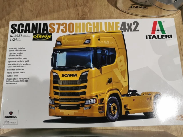 Italeri 3927 SCANIA S730 Highline 4x2 Camion 1:24 Kit de modèle réduit - Modellbau Berlinski Modellbaufachhandel