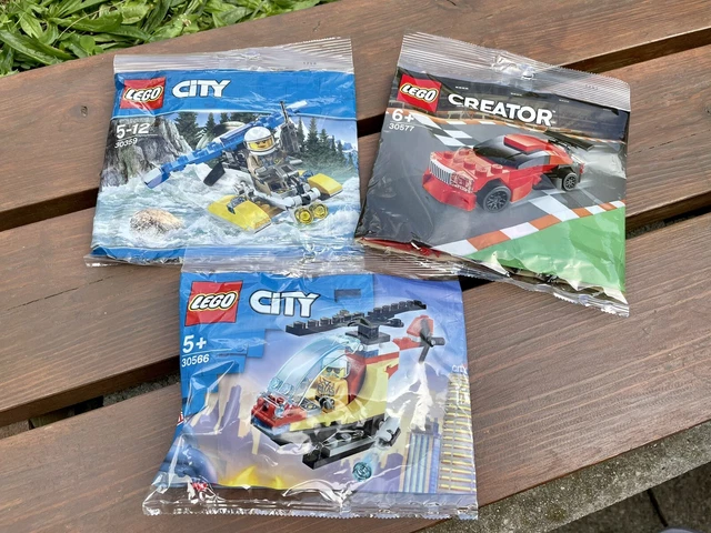 Lot de 3 lego City polybag : #30566, 30359 Et 30577 Neuf et Scellés