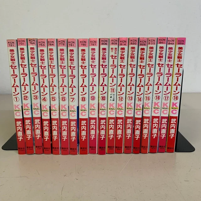 SAILOR MOON Vol. 1-18 complete set Comics Naoko Takeuchi Japanese Used Manga JPN