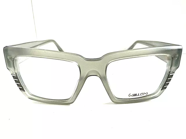 Nuevo marco de gafas transparentes mate para hombre WILL.I.AM WA507V06 54 mm 54-19-150 Italia