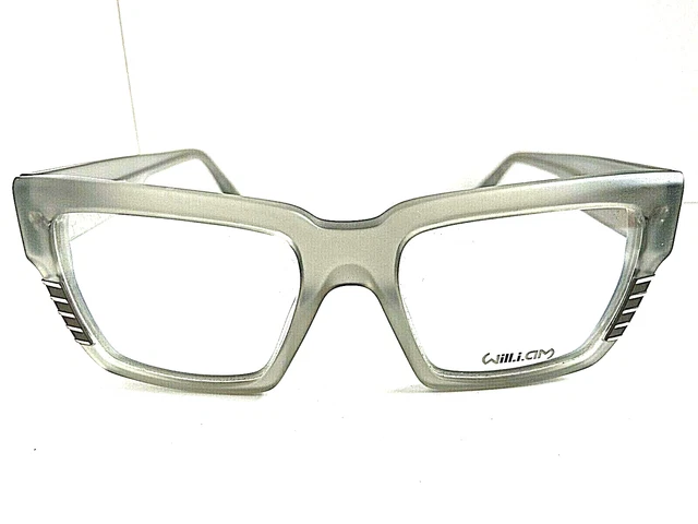 Nuevo marco de gafas transparentes mate para hombre WILL.I.AM WA507V06 54 mm 54-19-150 Italia