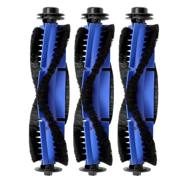 2X(Paquet de 3 PièCes de Rechange Brosse à Rouler pour Aspirateur Robotique  R5)