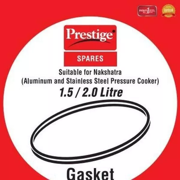 Prestige Nakshatra Inner Lid Pressure Cooker Gasket, 1 Piece for 1.5 L & 2 L