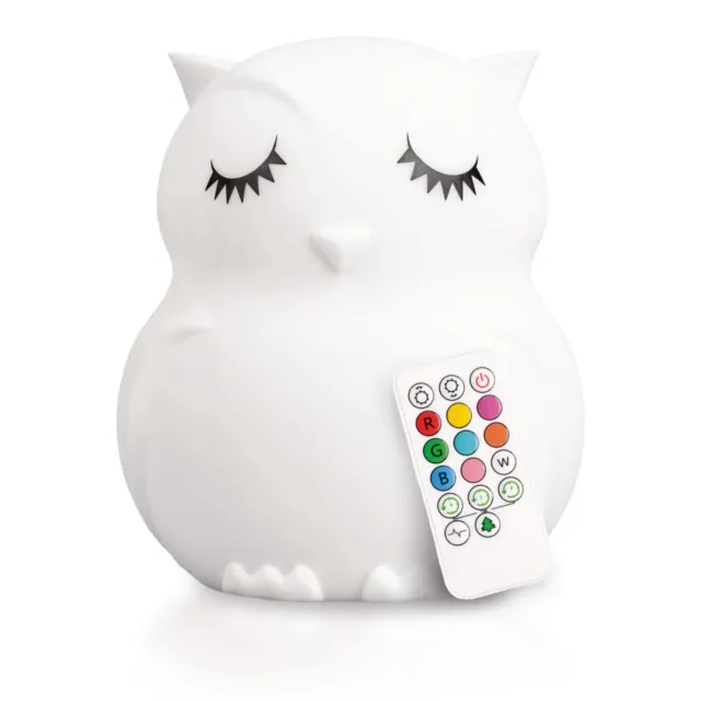 LumiPets® Owl - Veilleuse tactile pour chambre d’enfant