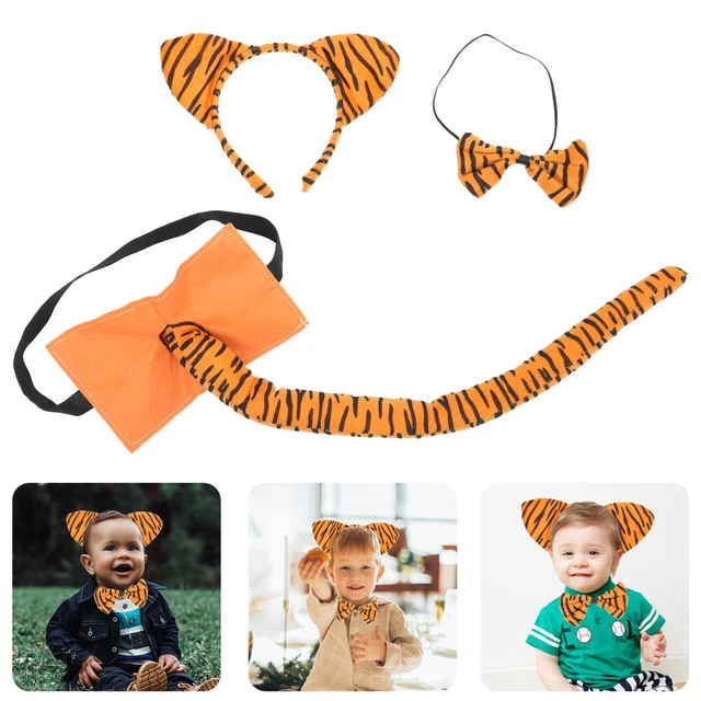 Tiger Tail for Cosplay Plush Jungle Animal Kids Costume Clothing