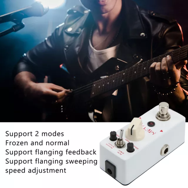 Distortion Pedal Freeze Normal Modes Flanging Feedback Guitar Pedals For