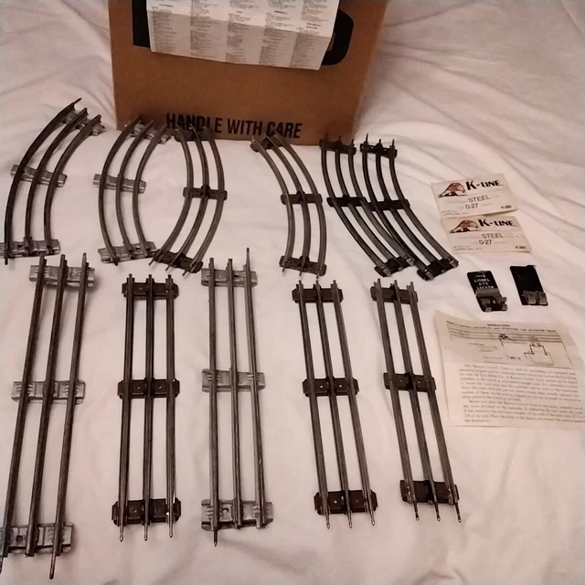 Lionel O27 Standard 54 Straight  54 Curve Track Section 2 CTC LOCKON 24 pins