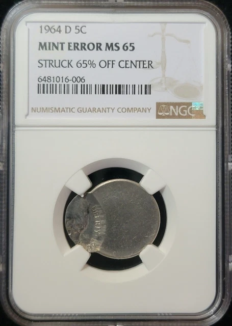 1964  5C Ngc Ms65 65% Oc  6481016-006