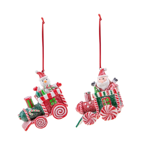 Treno Di Natale Gonfiabile Luminoso 320 Cm Con Babbo Natale E Pupazzo Di Neve – Decorazione Esterna IP44