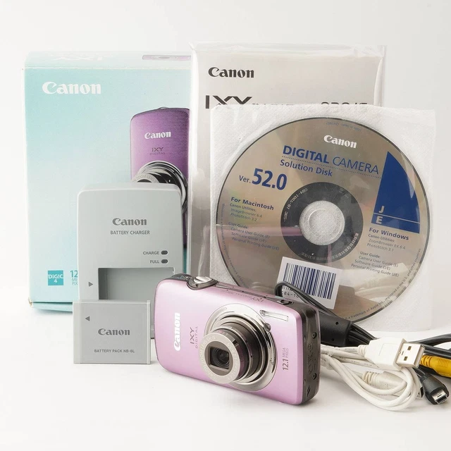 Appareil photo numérique Canon IXY 430F rose 16,0