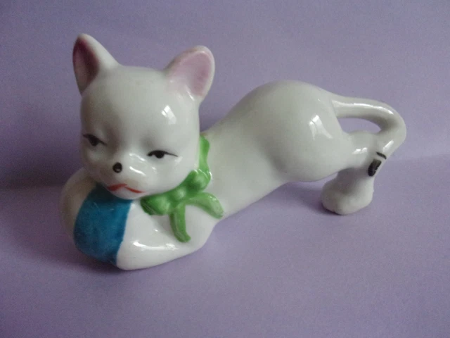 FIGURINE HIBOU CHOUETTE VINTAGE CERAMIQUE VERNISSEE 5 cm EUR 13,00