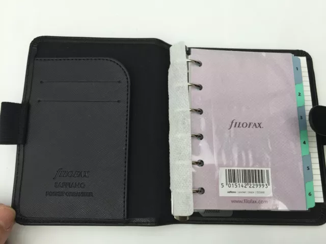 Filofax Pocket Saffiano black 3