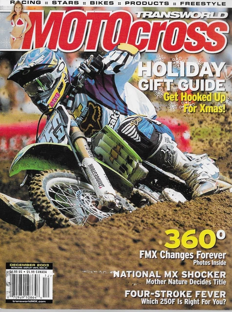 Transworld Motocross Magazine December 2003 James Stewart Cover Motocross xgames