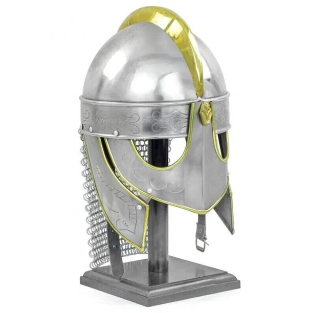 Viking Casco Knight Warrior Completamente Funzione Unico Progettisti Articolo