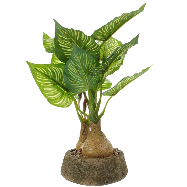 Fiori simulati 12 teste sfere di crisantemo fiori di plastica in vaso piante verdi decorazioni floreali decorazioni per balconi da giardino per ufficio  15