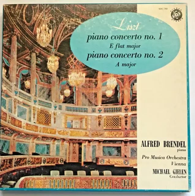 7-1/2ips Liszt Piano Concertos  Alfred Brendel   Reel Tape