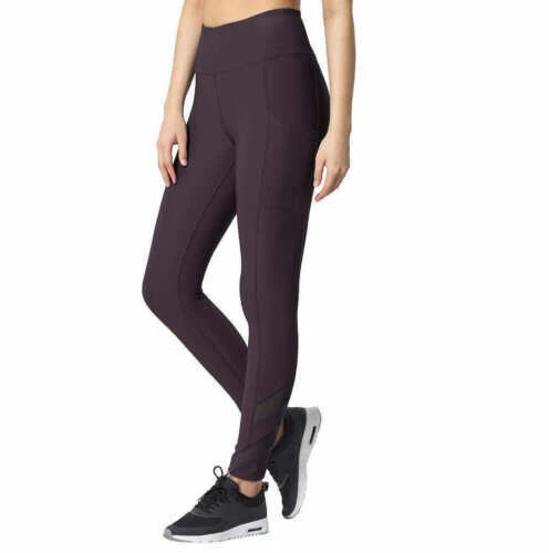 Mondetta Ladies' High Rise Tight Legging (Black, Medium) 