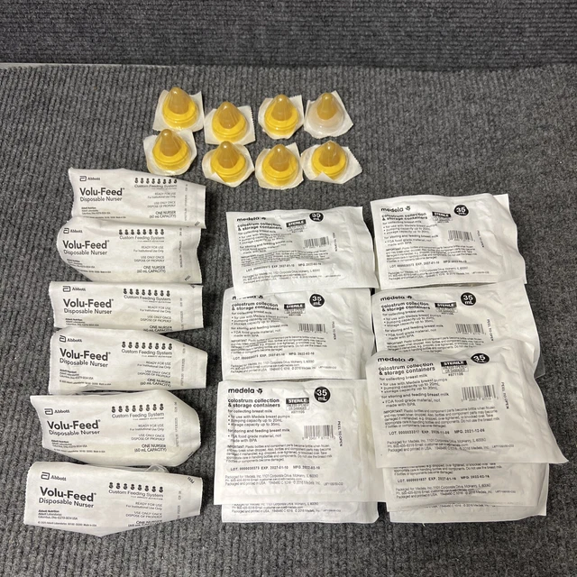 Medela Colostrum Collection and Storage Containers Abbott Disposable Nursers