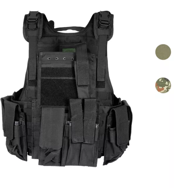 MFH Weste Ranger div. Taschen Einsatzweste Tactical Molle Outdoor Modular System