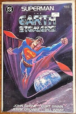 Superman: The Earth Stealers (1988, DC Comics) John Byrne Graphic Novel