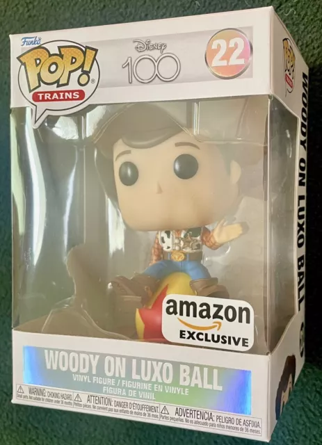 Funko Pop! Toy Story - Woody on Luxo Ball Train Cart Disney 100th #22