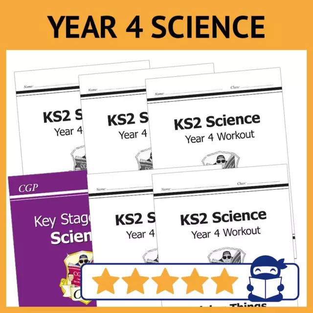 Year 4 Science Study & Workbook Bundle for 2024 - Ages 8-9 - with Answers - NEW