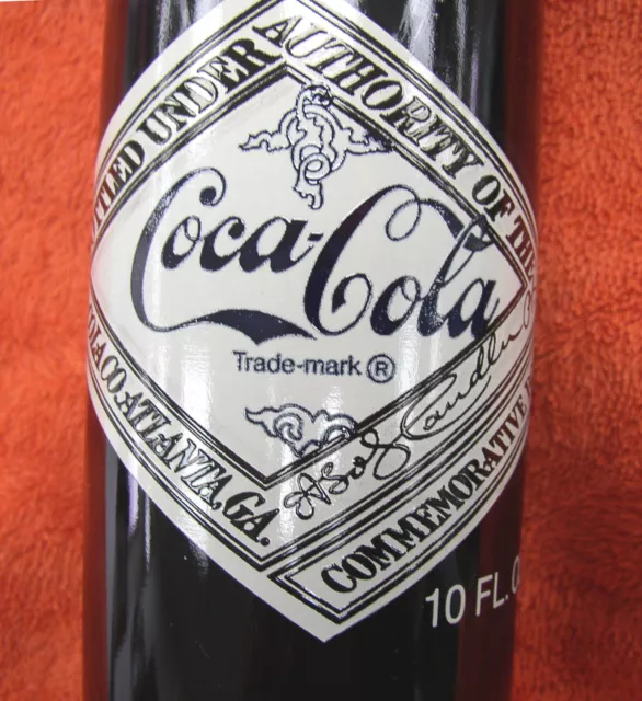 Completo 296ml Bottiglia 75th Anniversario Chattanooga TN Dritto Lati Coke