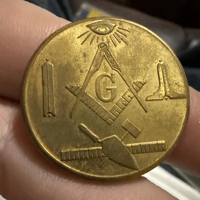 Tokens & Masonic Coins, Masonic, Freemasonry, Fraternal