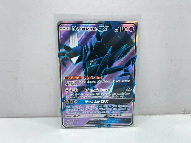 Pokemon Card - Necrozma GX 134/147 - SM Burning Shadows NM Full Art Ultra Rare