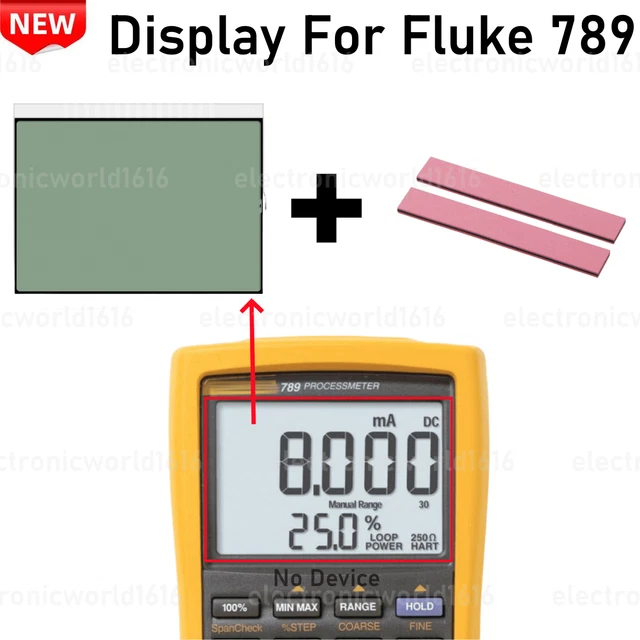 For Fluke 789 ProcessMeter multimetro digitale display LCD parti schermo con kit NUOVO