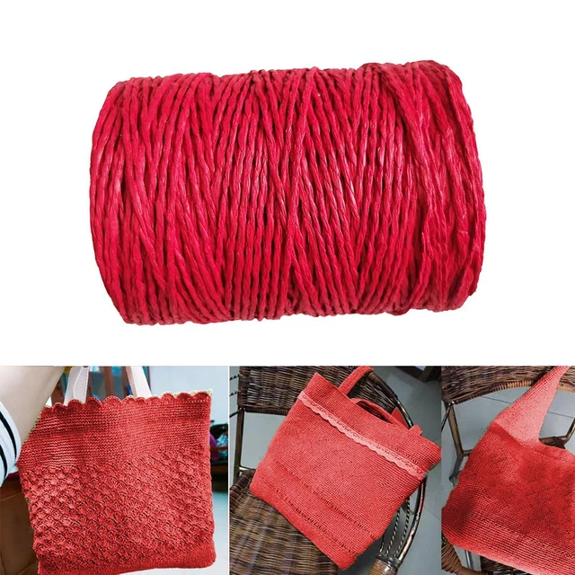 Raffia Papierschnur zum Selbermachen Dekoration 820 Fuß Makramee Projekte Raffia Garne für
