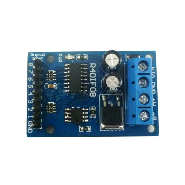 8-CHANNEL DIGITAL INPUT Module RS485 Modbus RTU Switch Acquisition ...