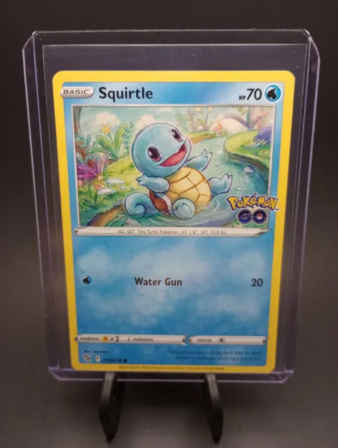 Squirtle 015/078 Pokemon GO NM Regular Common Pokemon Card