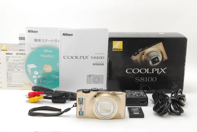 Nikon COOLPIX S8100ゴールド Nikon COOLPIX S8100 ゴールド デジカメ - メルカリ