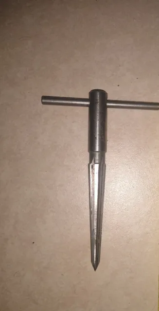 Vintage Steel T-handle Reamer