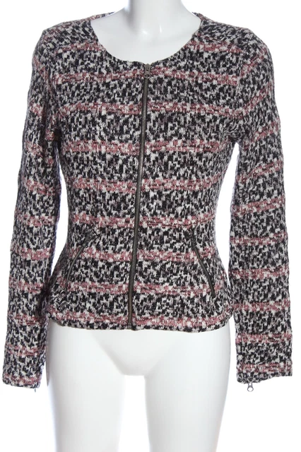 TOM TAILOR DENIM Giacca mezza stagione Donna Taglia IT 44 nero-rosa-bianco