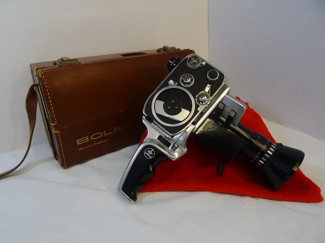 Paillard Bolex Zoom Reflex P3 Movie Camera with Case