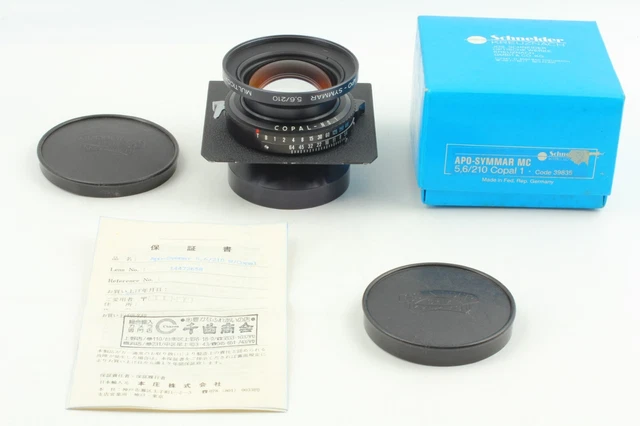 [ Mint en Boîte] Schneider Kreuznach Apo Symmar 210mm F/5.6 Verres Copal 1 Japon 2
