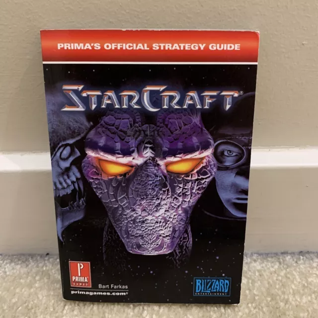 Starcraft PC Video Game Prima's Official Strategy Guide Book Mini Pocket Size