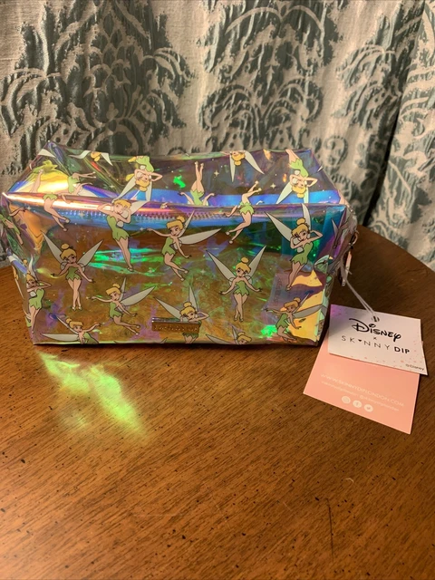 Disney x Skinny Dip London-     Tinker Bell Make Up Bag Case NEW