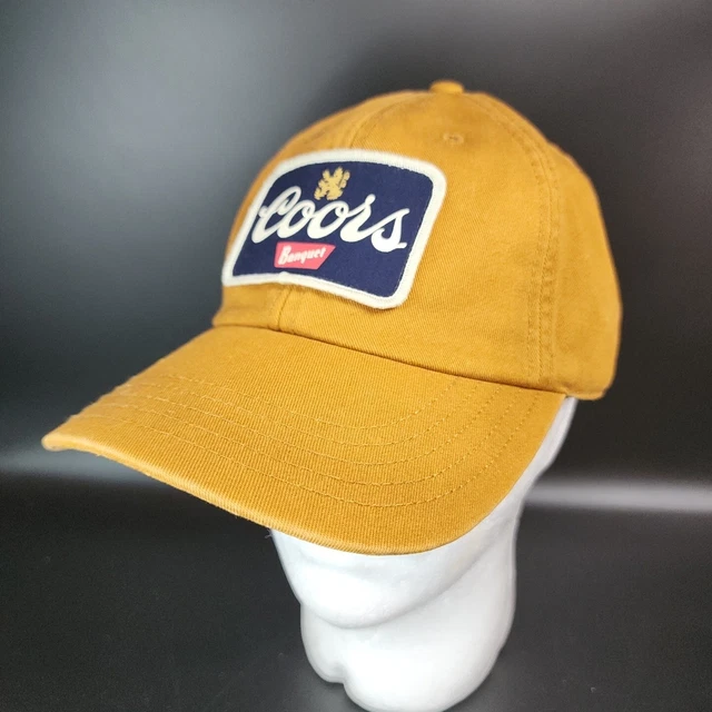 Coors Banquet Adjustable Hat Gold Beer Patch American Needle