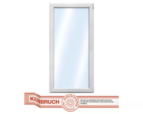 Balkontür Kunststoff 1-flg. RC2 VSG ARON Basic weiß 950x1950 mm DIN Rechts